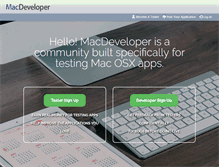 Tablet Screenshot of macdeveloper.net